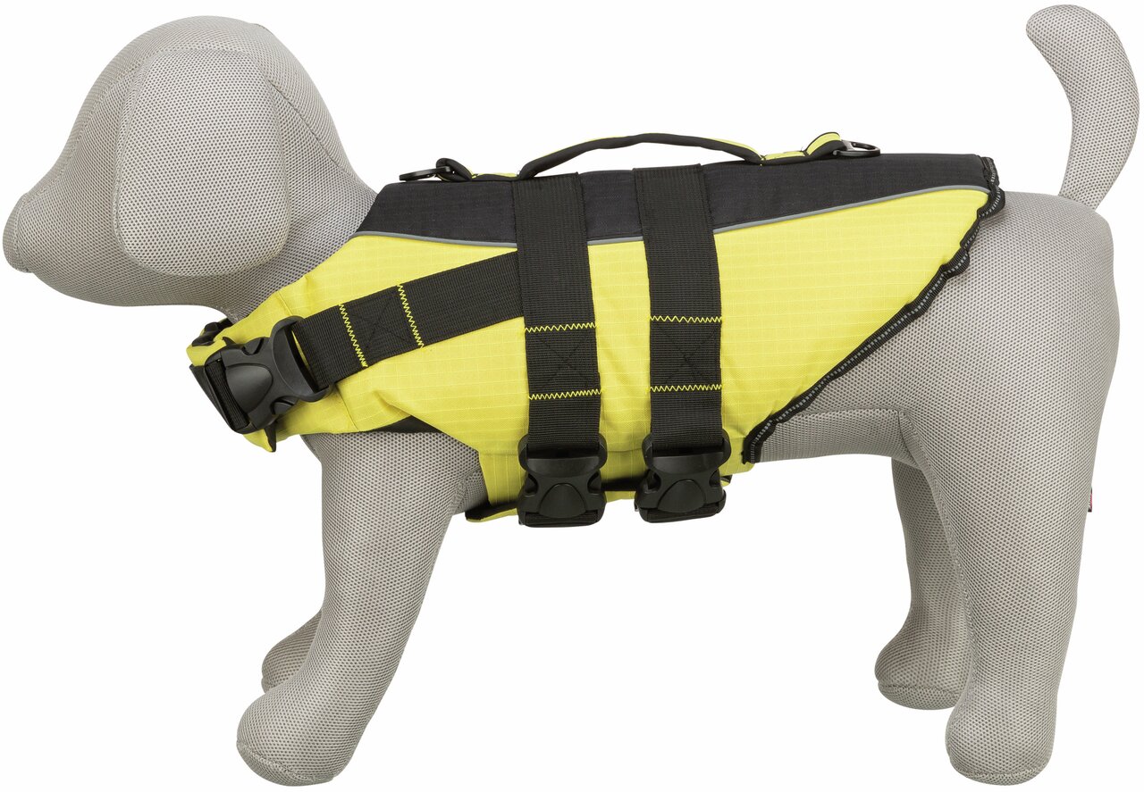 TRIXIE Schwimmweste XS 28cm gelb-schwarz Bild 4