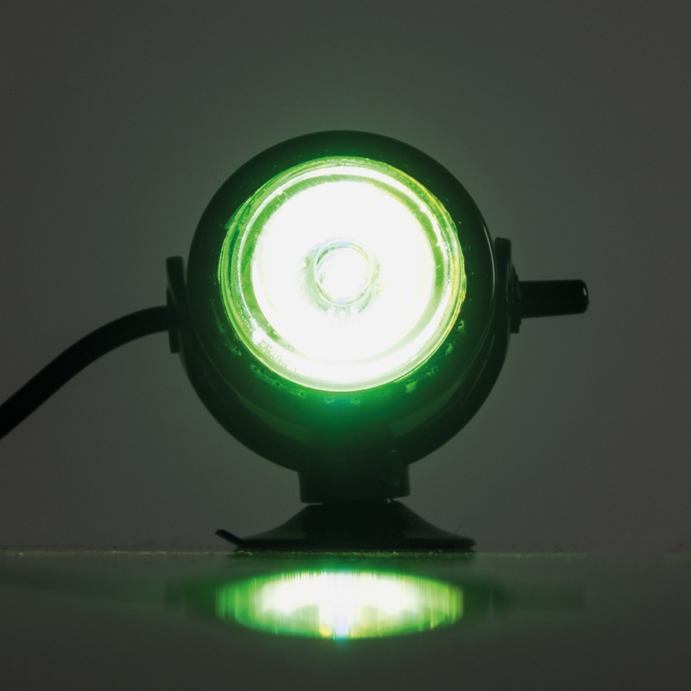 HOBBY AquaLighter LED-Leuchte, grün, für Aquarien, energieeffizient, mit Saugnapf, intensives Licht, ideal für Aquaristik-Fans.