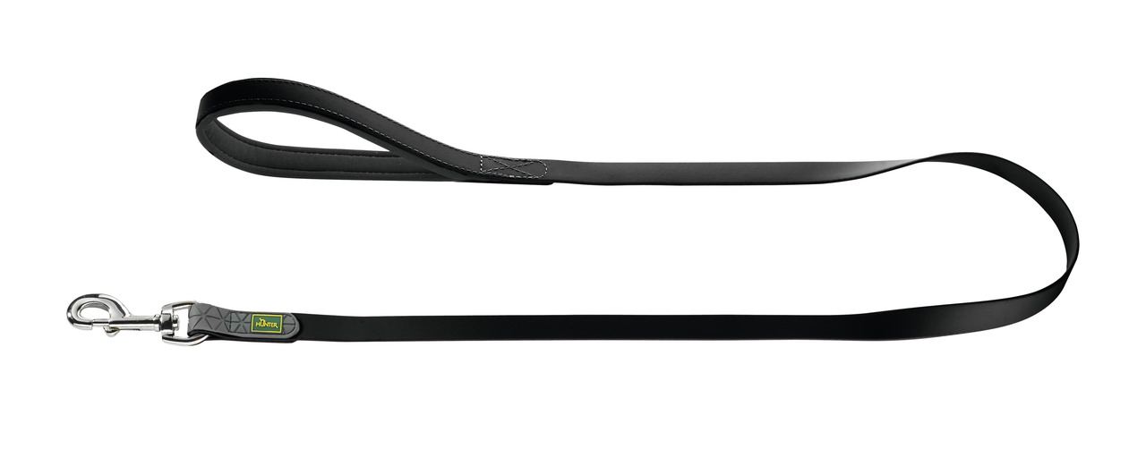 Hundeleine HUNTER Tripoli, robust, wasserabweisend, für alle Hunde, mit Metallkarabiner, gepolsterter Schlaufe, Länge ca. 110 cm.