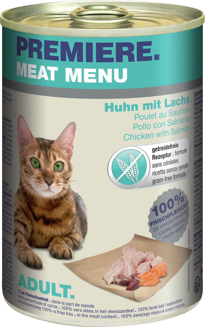 PREMIERE Meat Menu Adult Huhn und Lachs 400 g