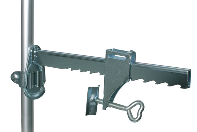 Sparpaket 2 x Trixie Mauer-Klemme mit Teleskopstange Katzen Schutznetz Balkonnetz 1 - 2 m