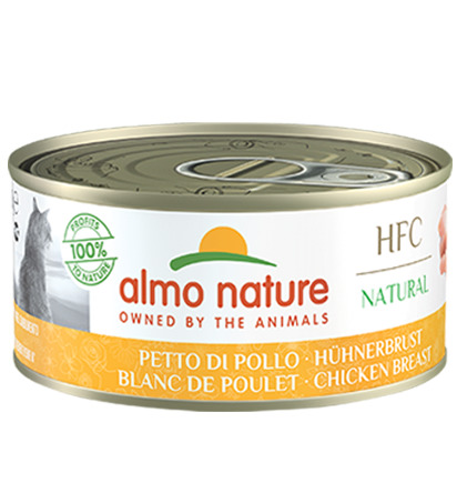 Almo Nature HFC Natural Hühnerbrust Katzen Nassfutter 150 g