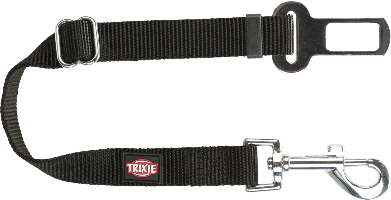 TRIXIE Auto-Sicherheitsgurt für Hunde, Nylon, verstellbar, Metallkarabiner, für alle Größen, passend für viele Fahrzeugtypen.