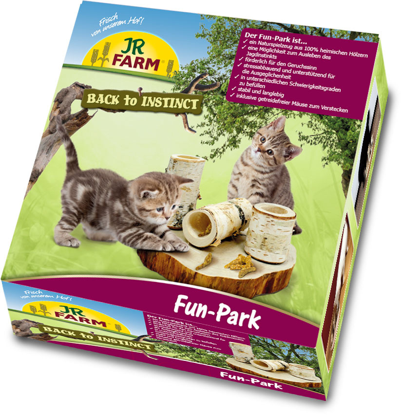 JR Farm Back to Instinct Fun-Park Katzen Spielzeug 22 cm x 15 cm