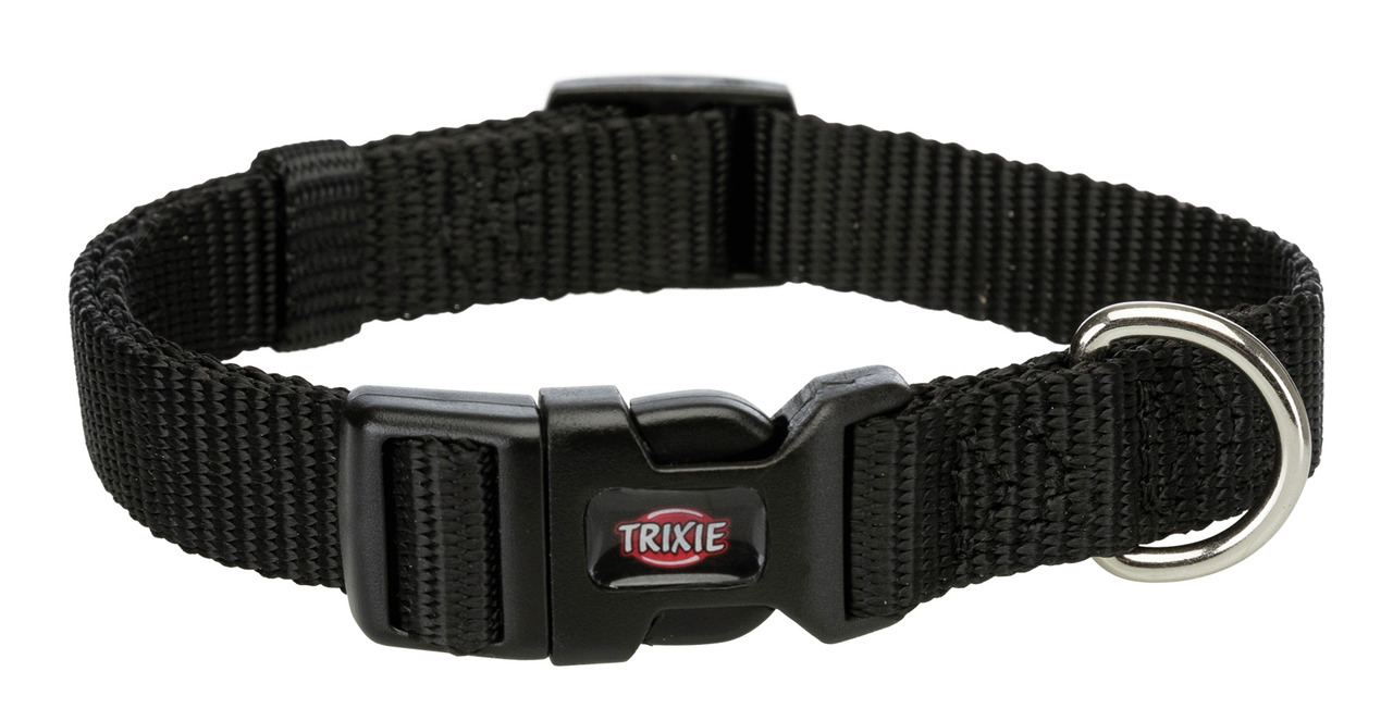 Trixie Premium Halsband Hunde S schwarz