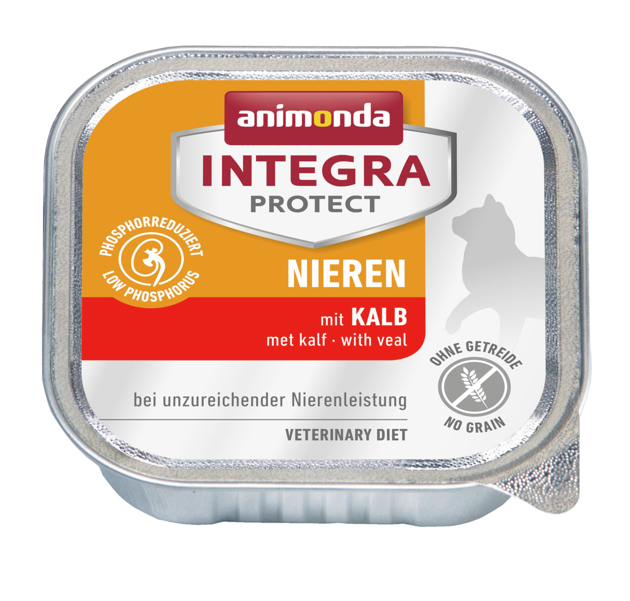 animonda Integra Protect Niere Kalb 100g Schale Katzennassfutter