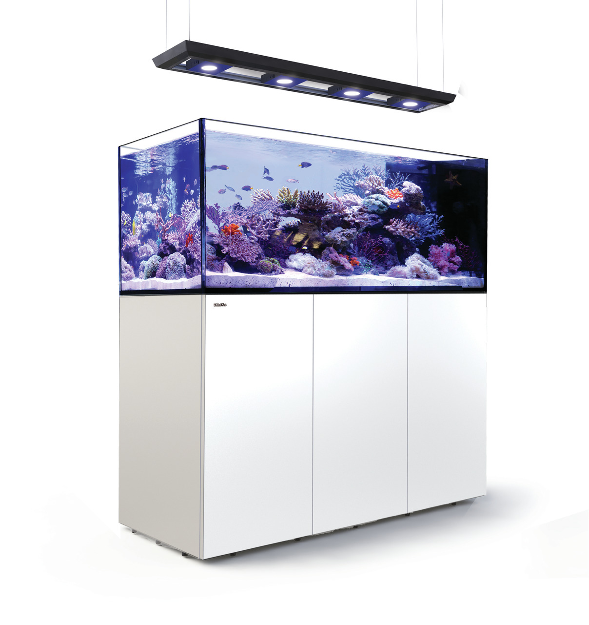 Red Sea Peninsula P650 Deluxe weiß Meerwasseraquarium mit Unterschrank