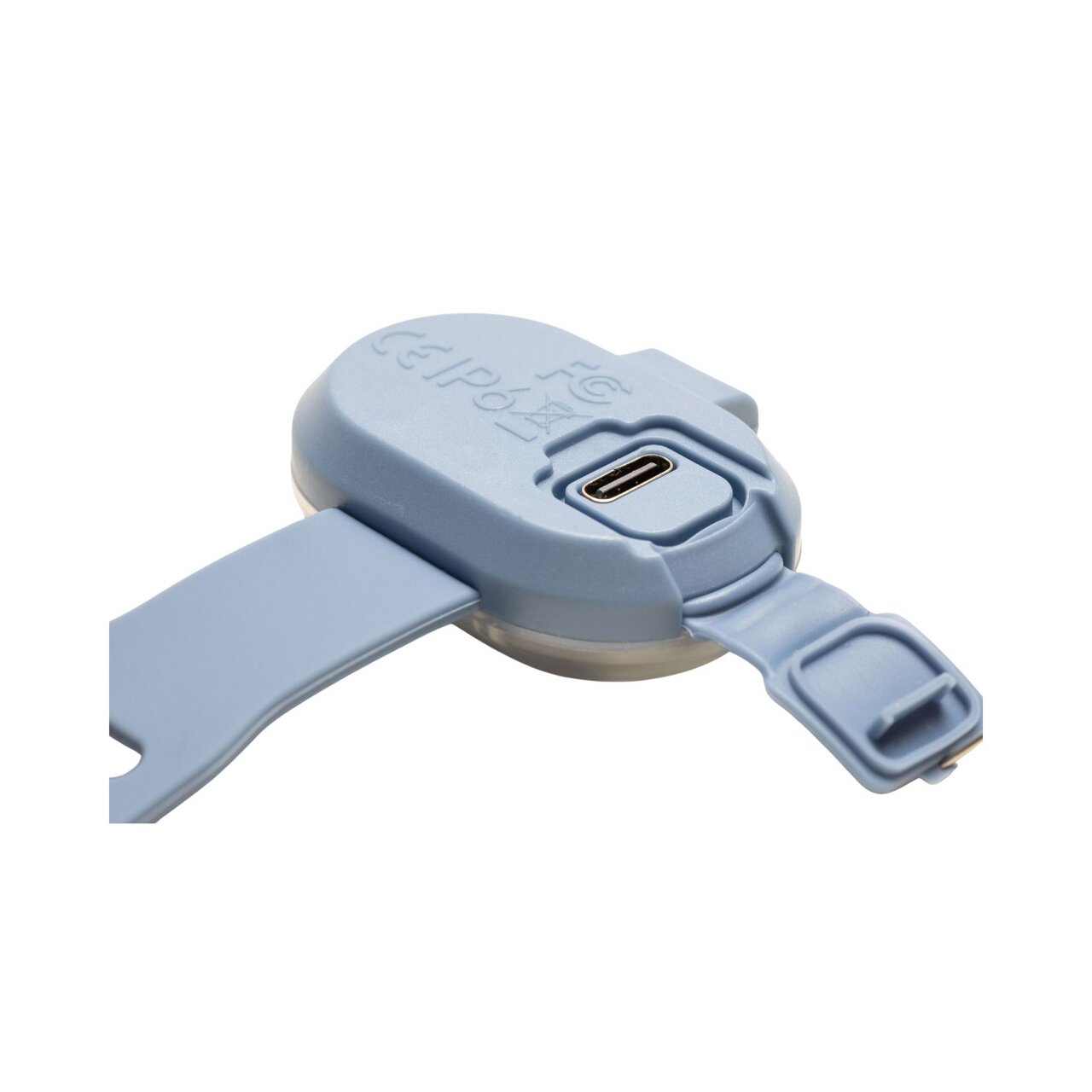 Max & Molly LED-Halsbandlicht, für Hunde, hellblau, kompakt, USB, wasserfest, leicht, erhöhte Sichtbarkeit & Sicherheit, wiederaufladbar.