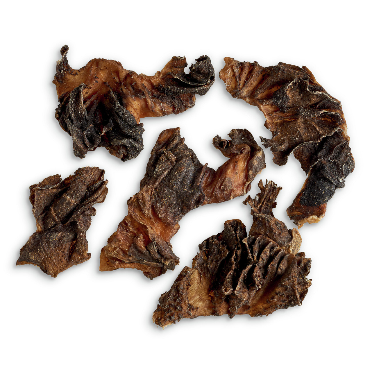 Lottis Häppchen Rinderlunge, natürl. Kausnack für Hunde, fettarm, leicht verdaulich, proteinreich, ca. 100 g.
