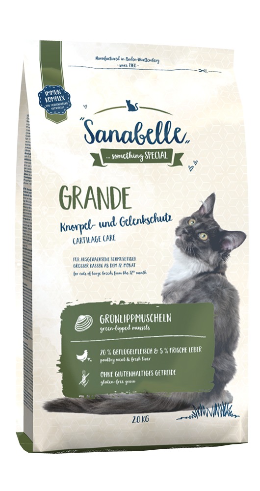 Sparpaket Sanabelle Grande 2 x 2kg Katzentrockenfutter