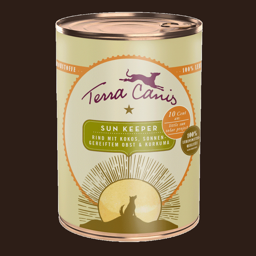 Sparpaket 6 x 400 g Terra Canis Save the Planet Sun Keeper Hunde Nassfutter