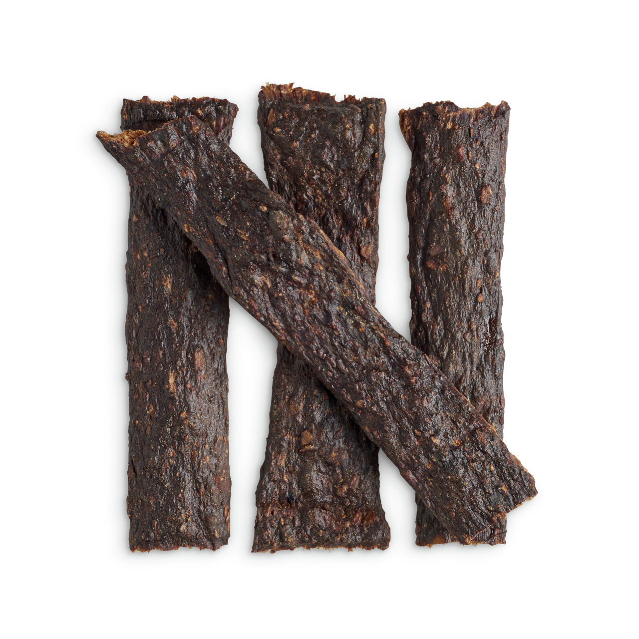 Lottis Häppchen Hundesnacks, getr. Fleischstreifen, Belohnung/Snack f. Hunde aller Größen, Geschmacksr. u. Menge nicht sichtbar.