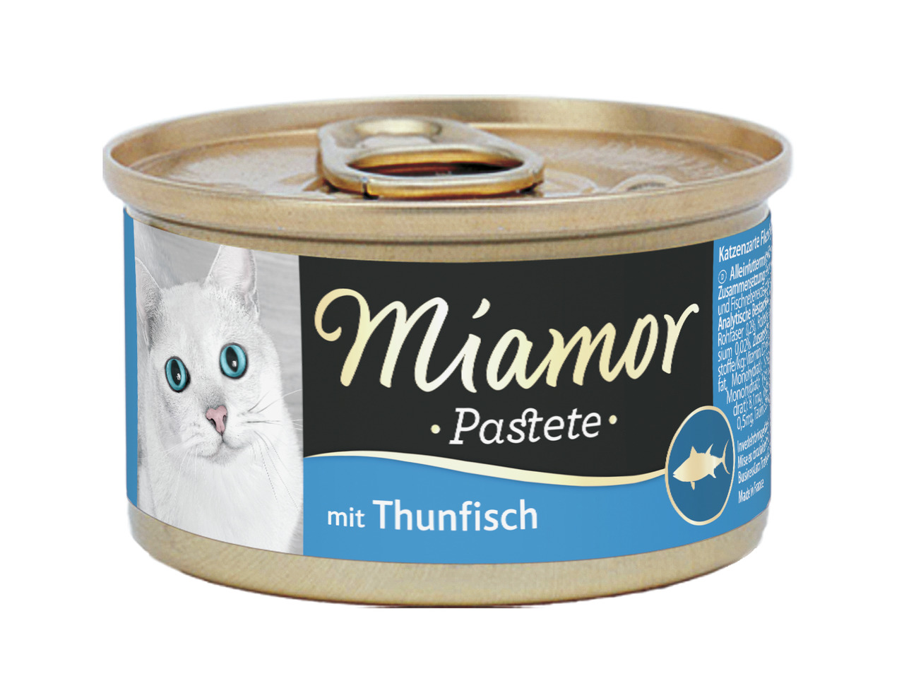 Miamor Pastete mit Thunfisch, 85 g, für Katzen.