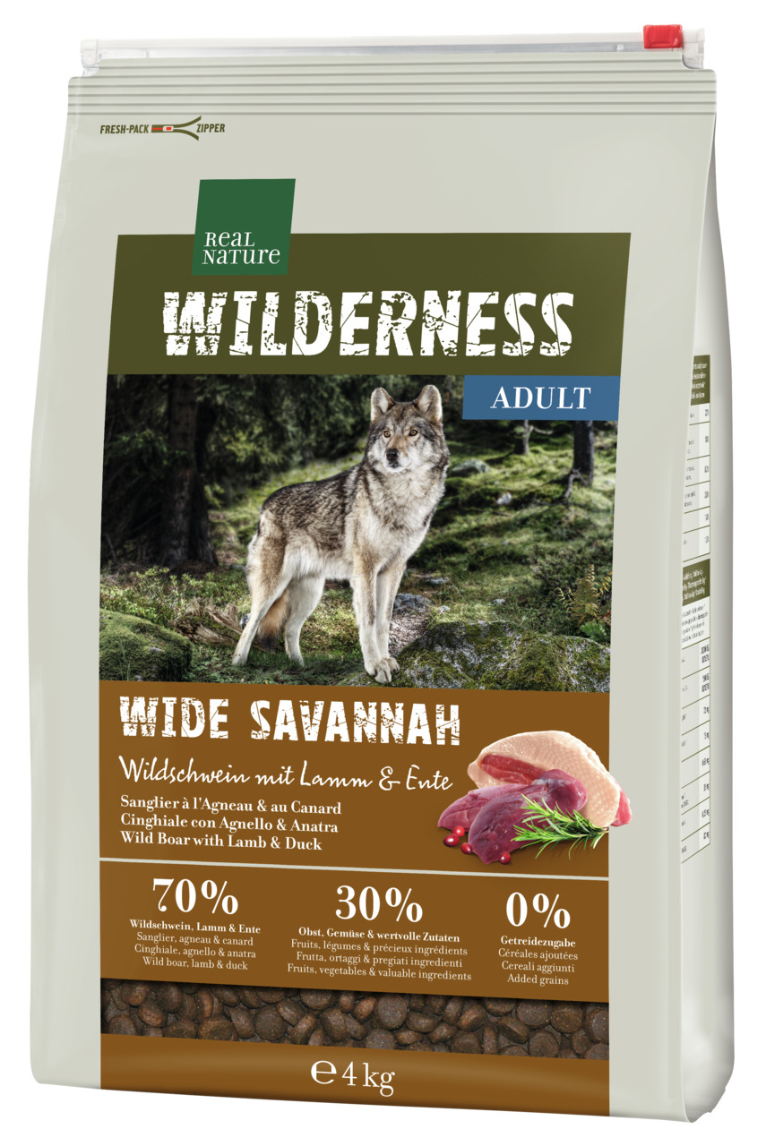 REAL NATURE WILDERNESS Adult Wide Savannah 4 kg | 4 kg | 4047777145134