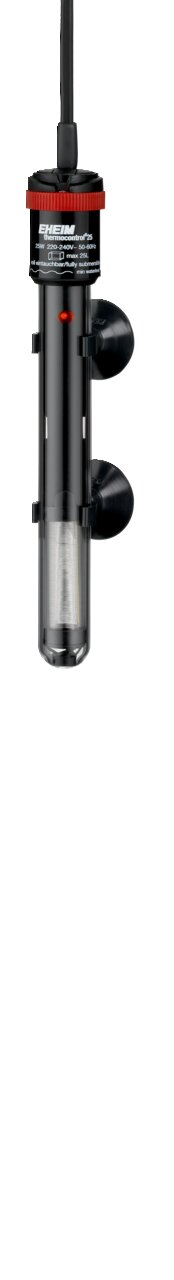 EHEIM Thermocontrol Regelheizer, für Süß--Meerwasseraquarien, mit Einstellring & 2 Saugnäpfen, schwarz, EAN: 4011708004838.