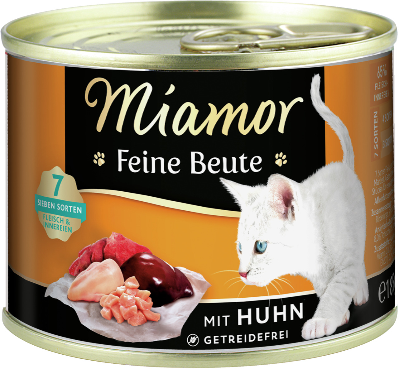 Miamor Feine Beute mit Huhn Katzen Nassfutter 185 g