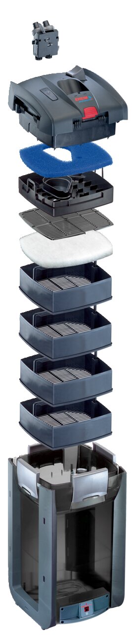 EHEIM professionel 4+ Außenfilter, für Aquarienbesitzer, effiziente Wasserreinigung, inkl. Filtermedien & Filterkörbe.