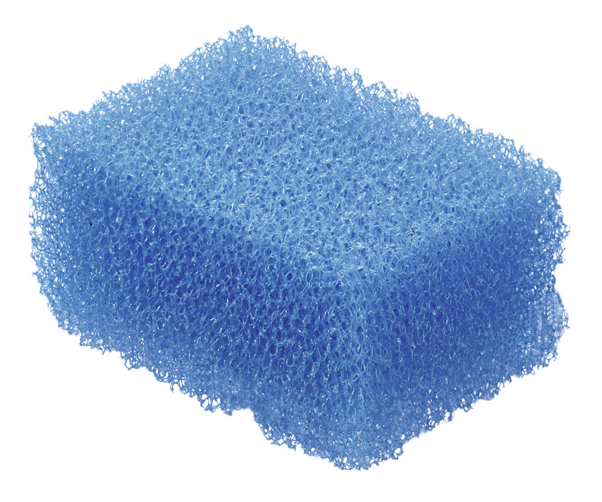 Oase Filterschaum, rechteckig, blau, für Teich--Aquarienwasser, grobporig, fängt Schmutz, verbessert Wasserqualität, ideal für Teichbesitzer.