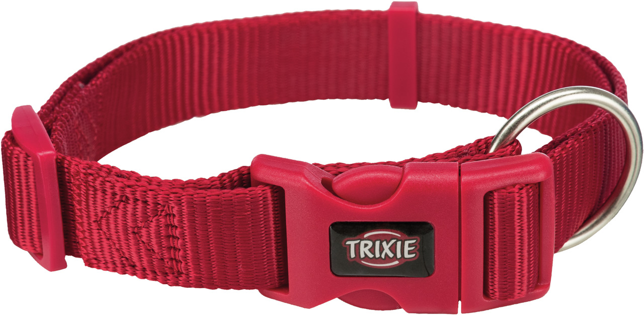 Trixie Premium Halsband Hunde L - XL rot