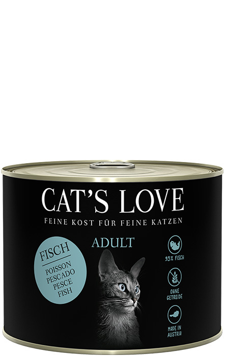 Cat's Love Adult Fisch Pur Katzen Nassfutter 200 g