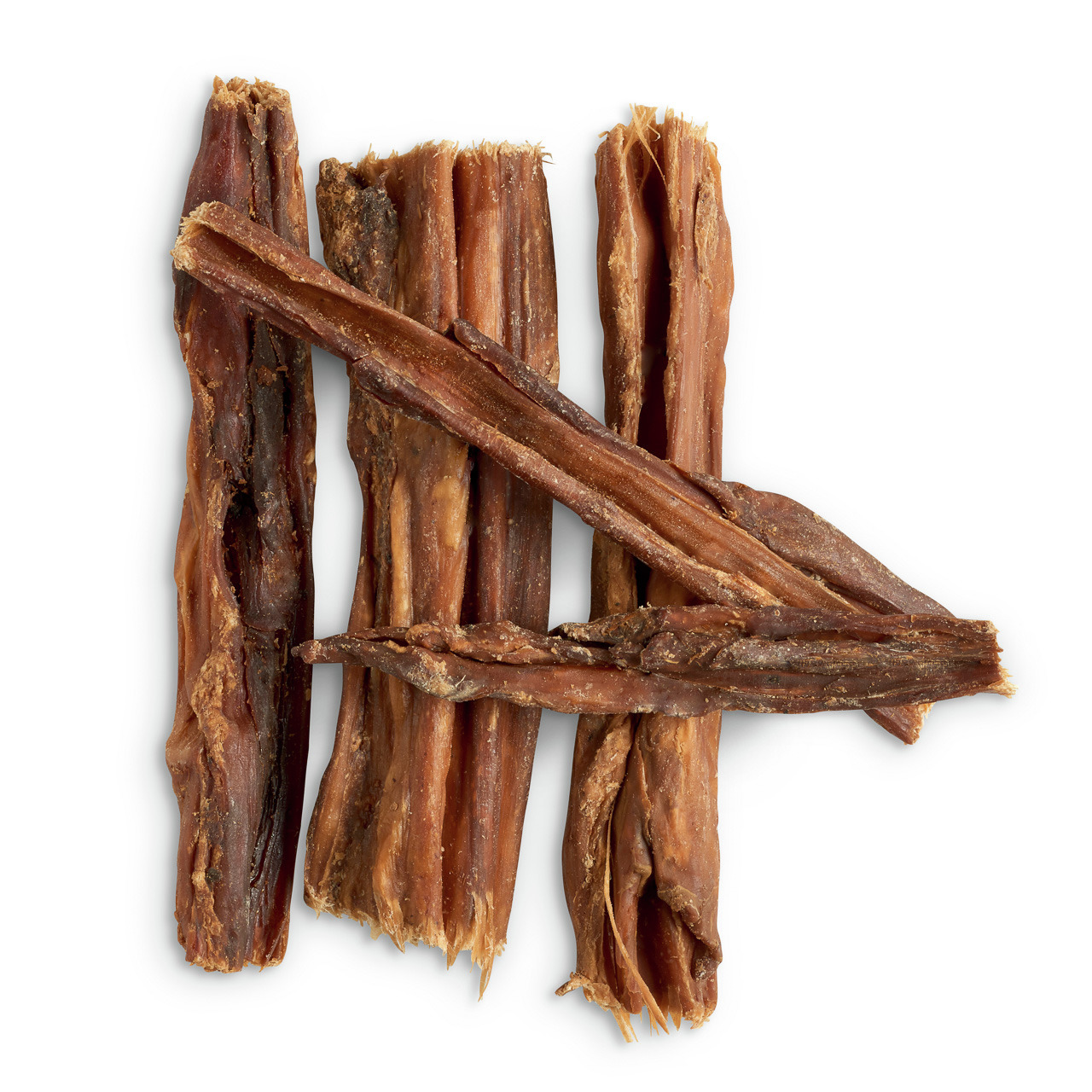 Lottis Häppchen Rinderhaut-Sticks, natürl. Kausnack f. Hunde, braun, längl., ohne künstl. Zusätze, ideal f. Zahnpflege & Beschäftigung.