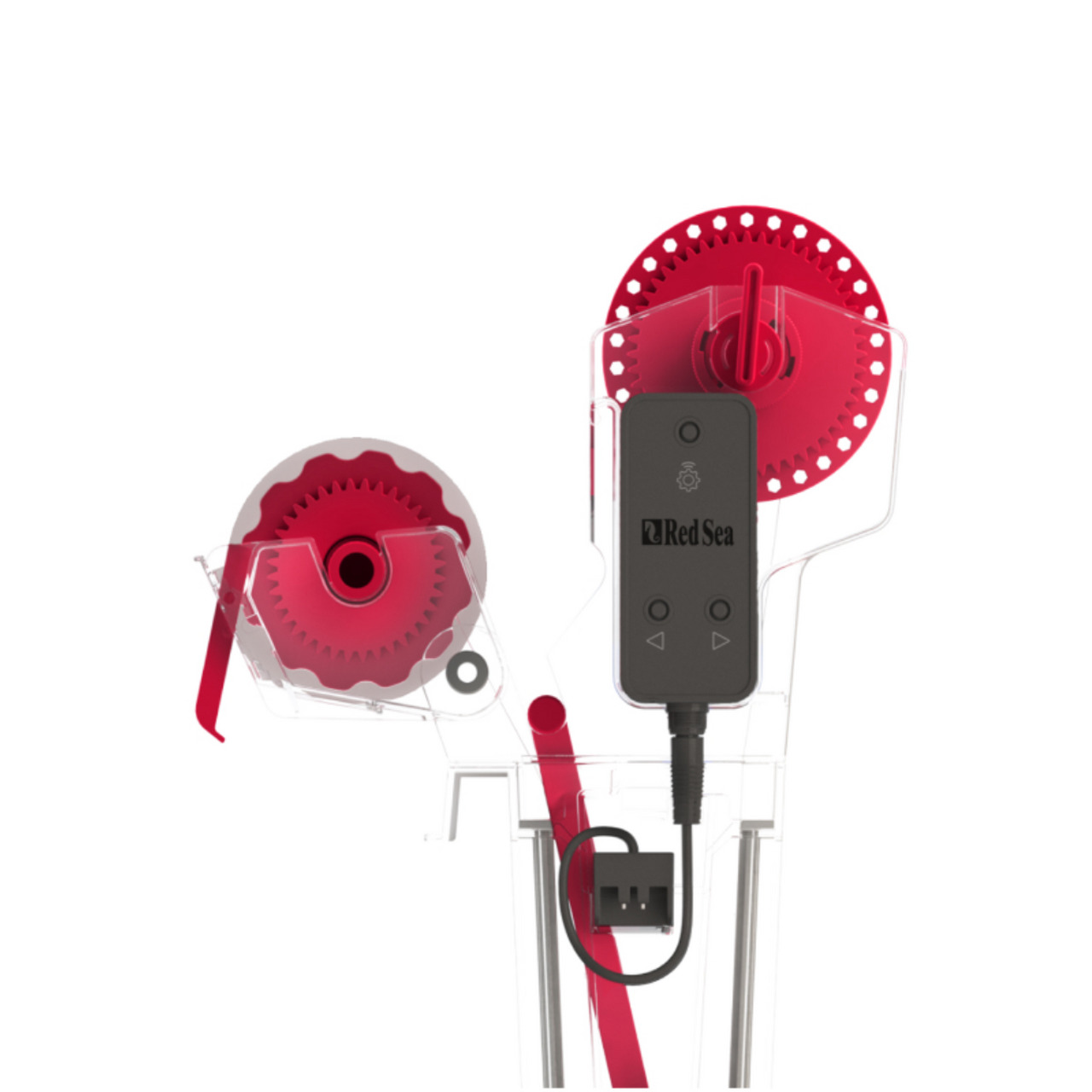 Red Sea ReefDose 2, Dosiersystem für Meerwasseraquarien, präzise Flüssigkeitsdosierung, 2 Pumpen, transparent, für Aquarienbesitzer.
