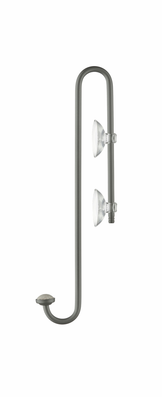 Chihiros Edelstahl-Diffusor, Aquarium-Zubehör, 2 Saugnäpfe, CO2-Verteilung, hochwertig, ideal für Aquarienliebhaber.