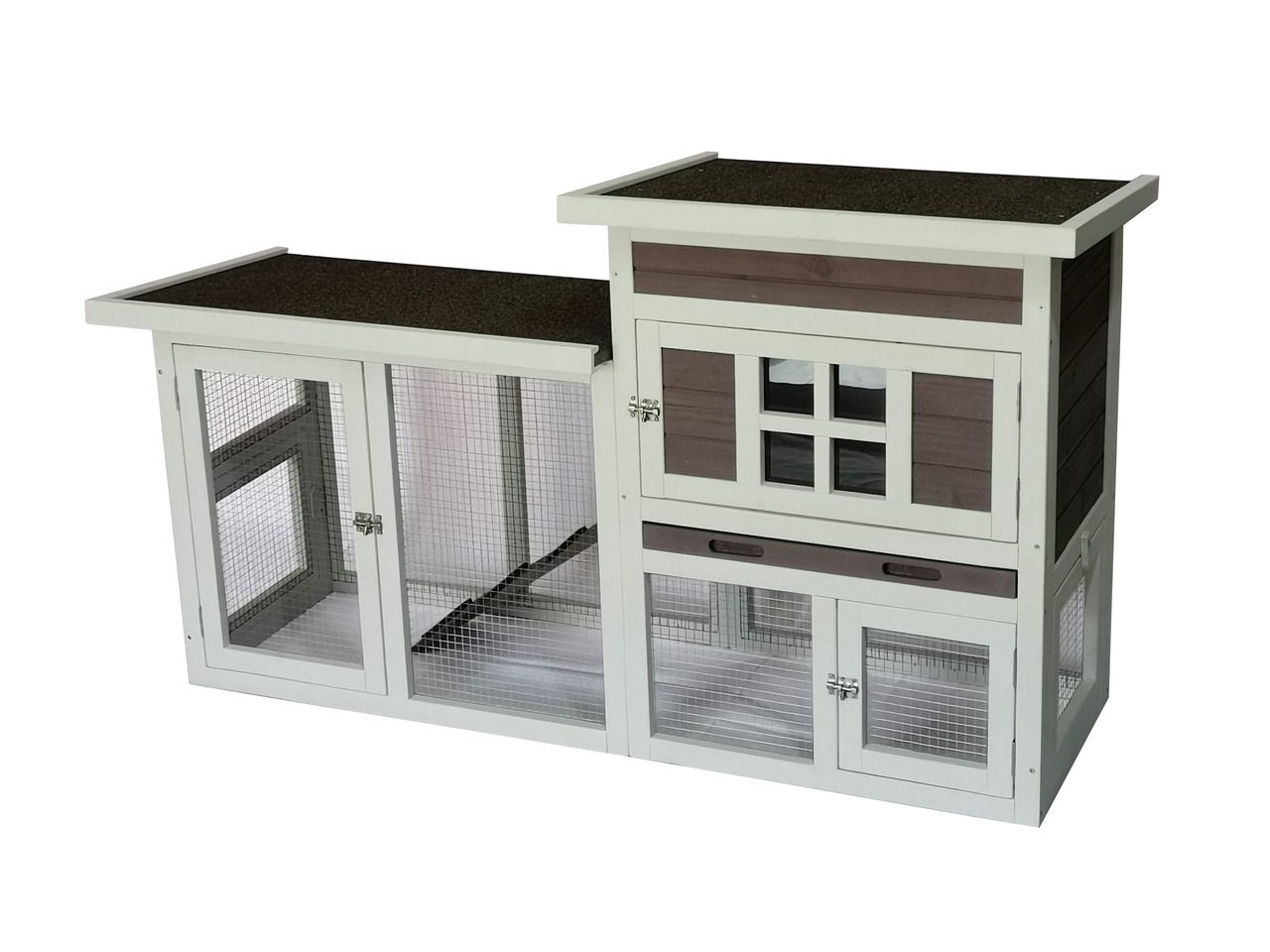 AK 4Pets Hasenstall Manor 147x50x80cm w/gr