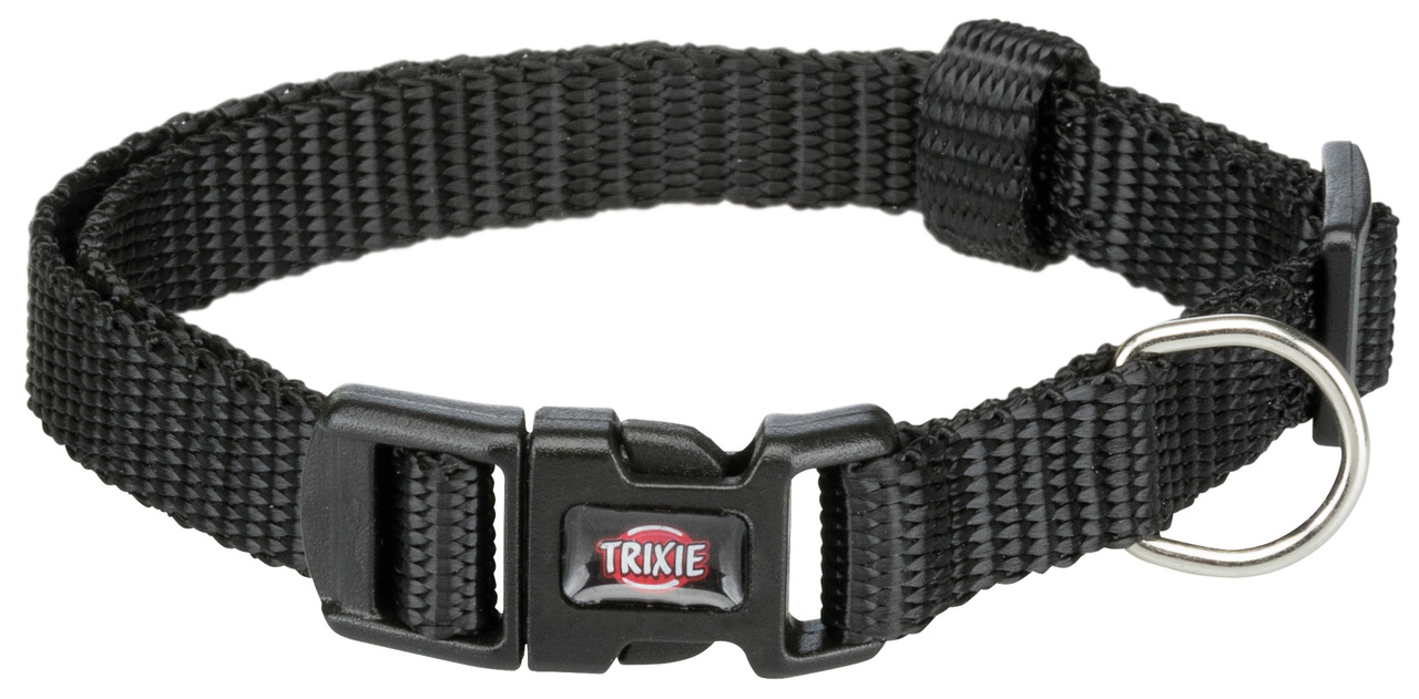 TRIXIE Premium Halsband 22-35 cm/10 mm schwarz