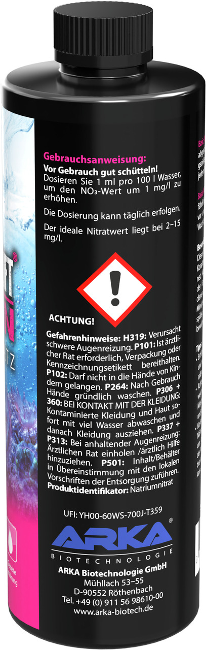 ARKA MICROBE-LIFT Nite-Out II, Wasserpflege f. Aquarien, reguliert Nitratwerte, 473 ml, inkl. Dosieranweisungen & Warnhinweise.