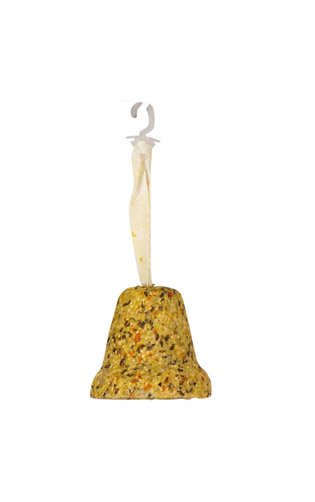 JR FARM Kräuter-Glocke für Kleintiere (Kaninchen, Meerschweinchen, Hamster), Kräuter+Gemüse, Beschäftigung+Ergänzung, zum Aufhängen.