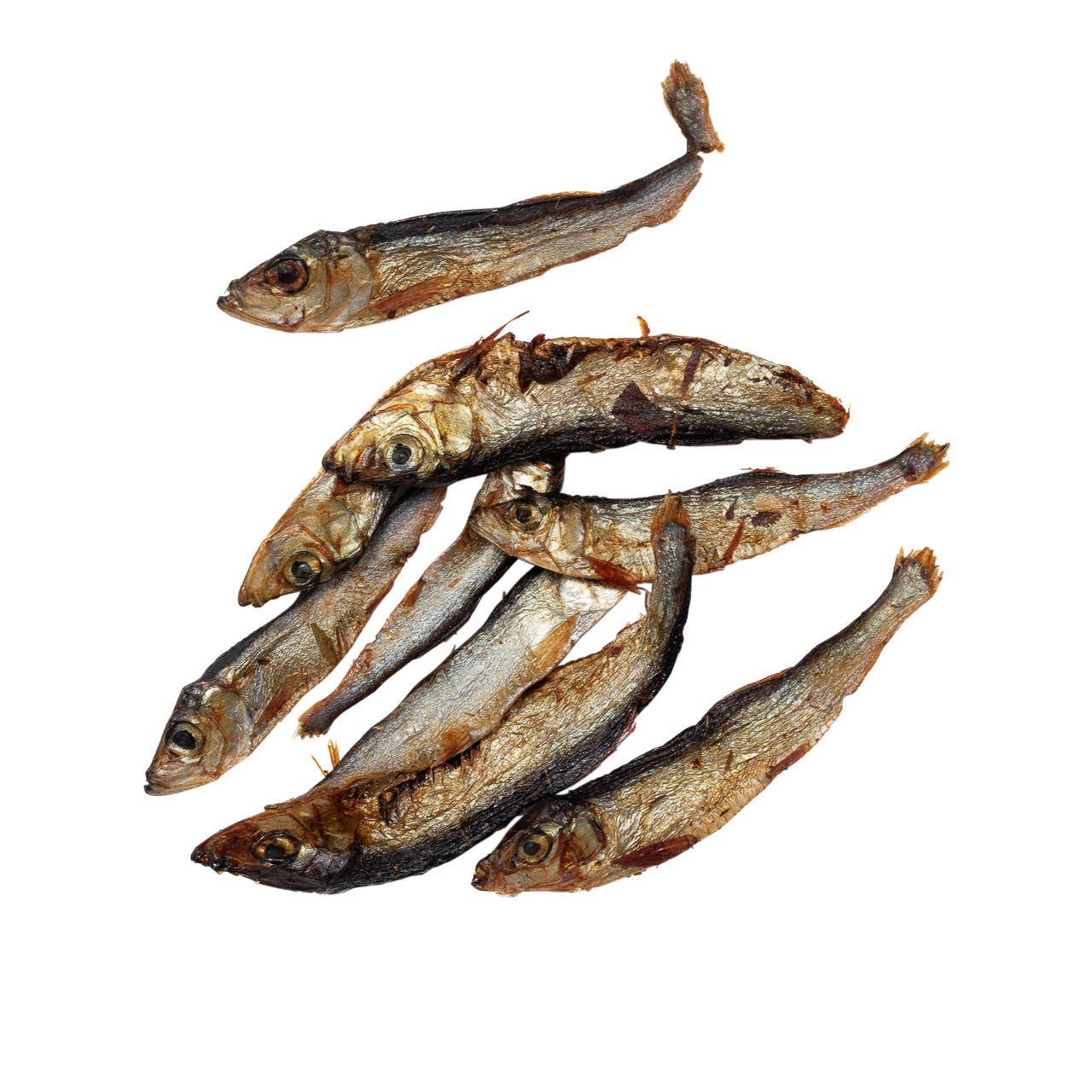 Lottis Häppchen: Hochwertiger Snack für Hunde, Geschmacksrichtung Fisch, ca. 8 getrocknete Fische, natürlich & gesund.