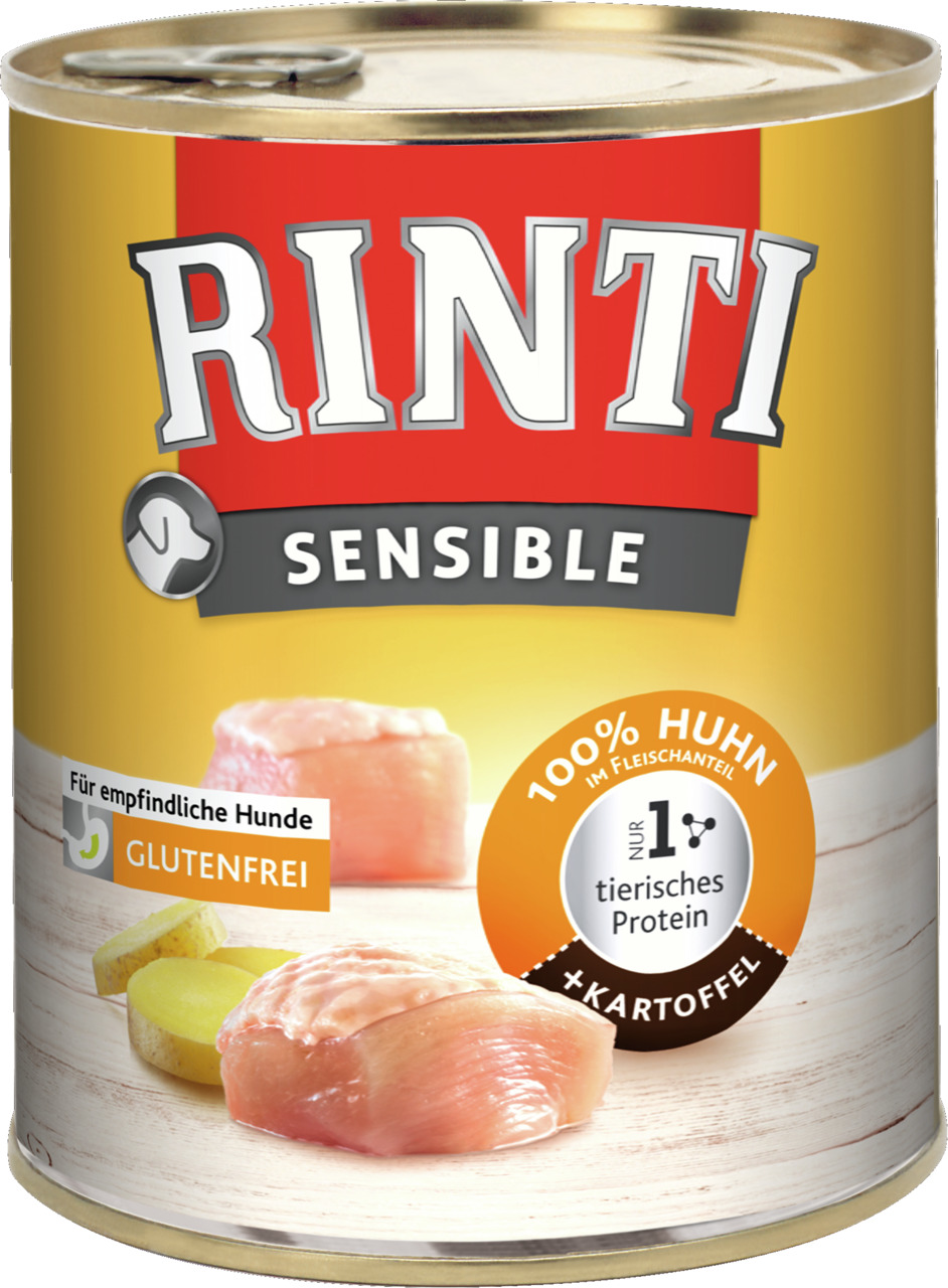 Rinti Sensible Huhn & Kartoffel Hunde Nassfutter 800 g
