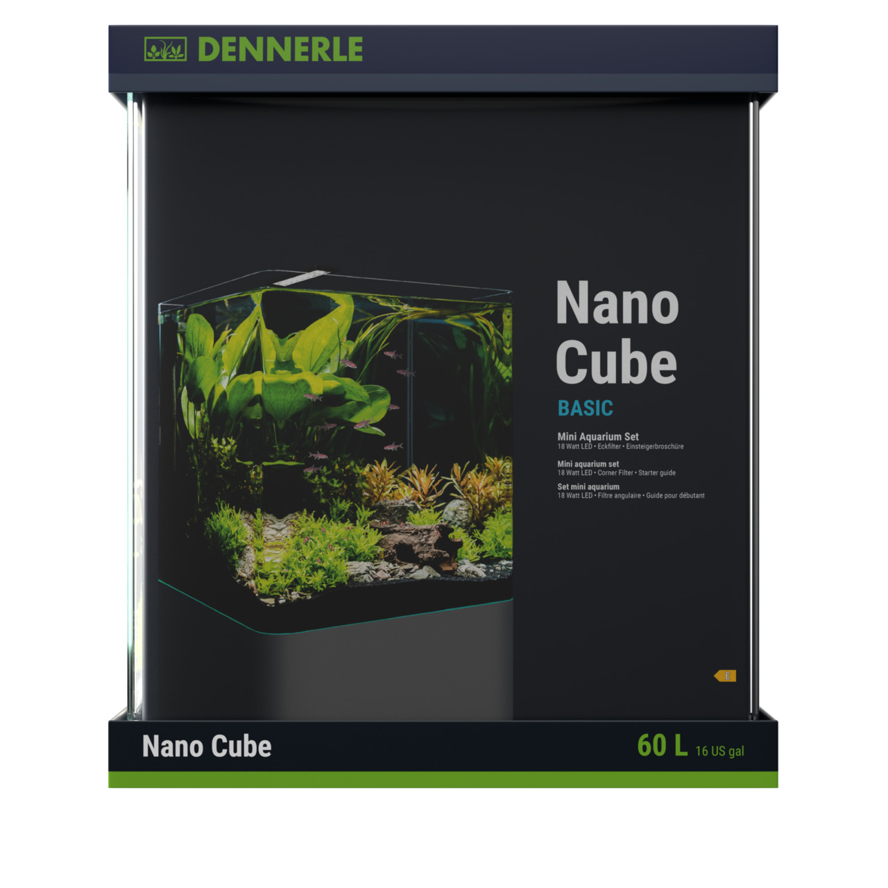 Dennerle Nano Cube BASIC Aquarium Komplettset 60 l