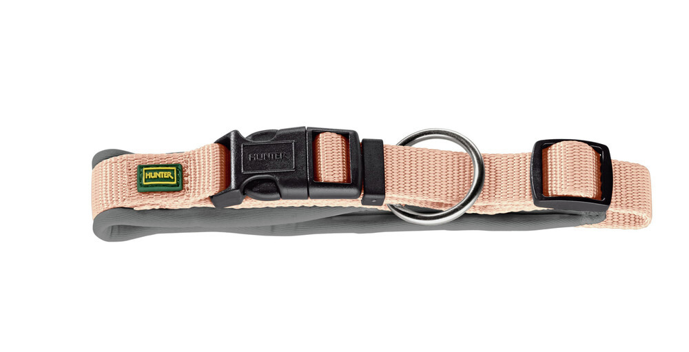 HUNTER Halsband Neopren Vario Plus 60/L-XL pfirsich/grau