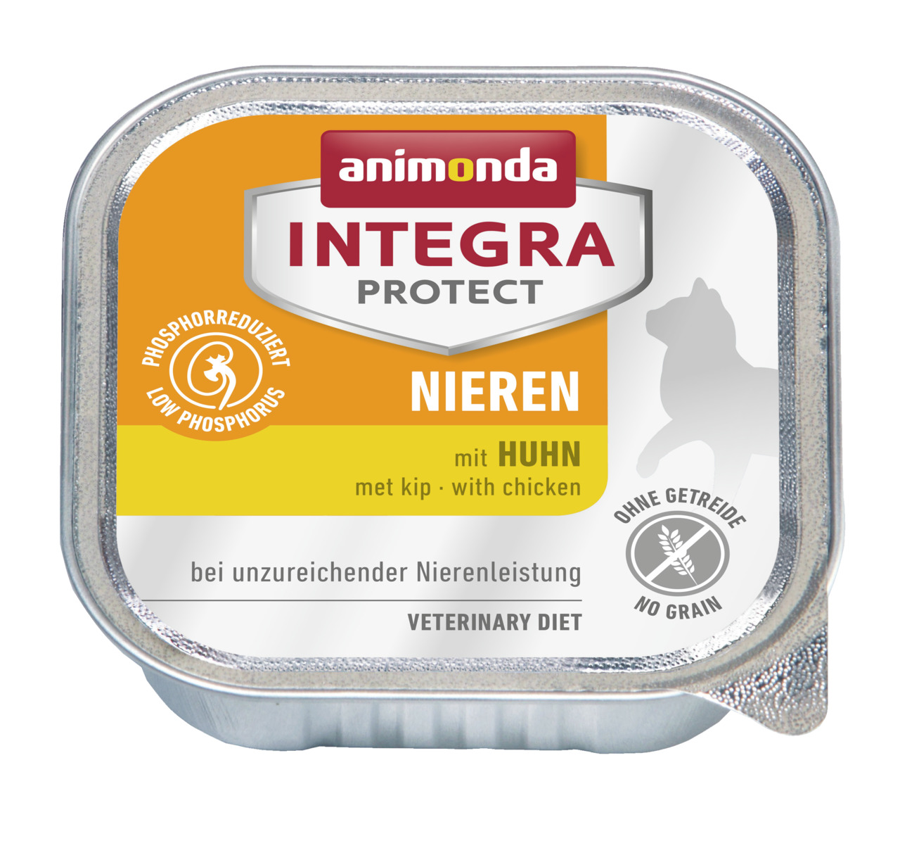 animonda Integra Protect Niere mit Huhn 100g Schale Katzennassfutter