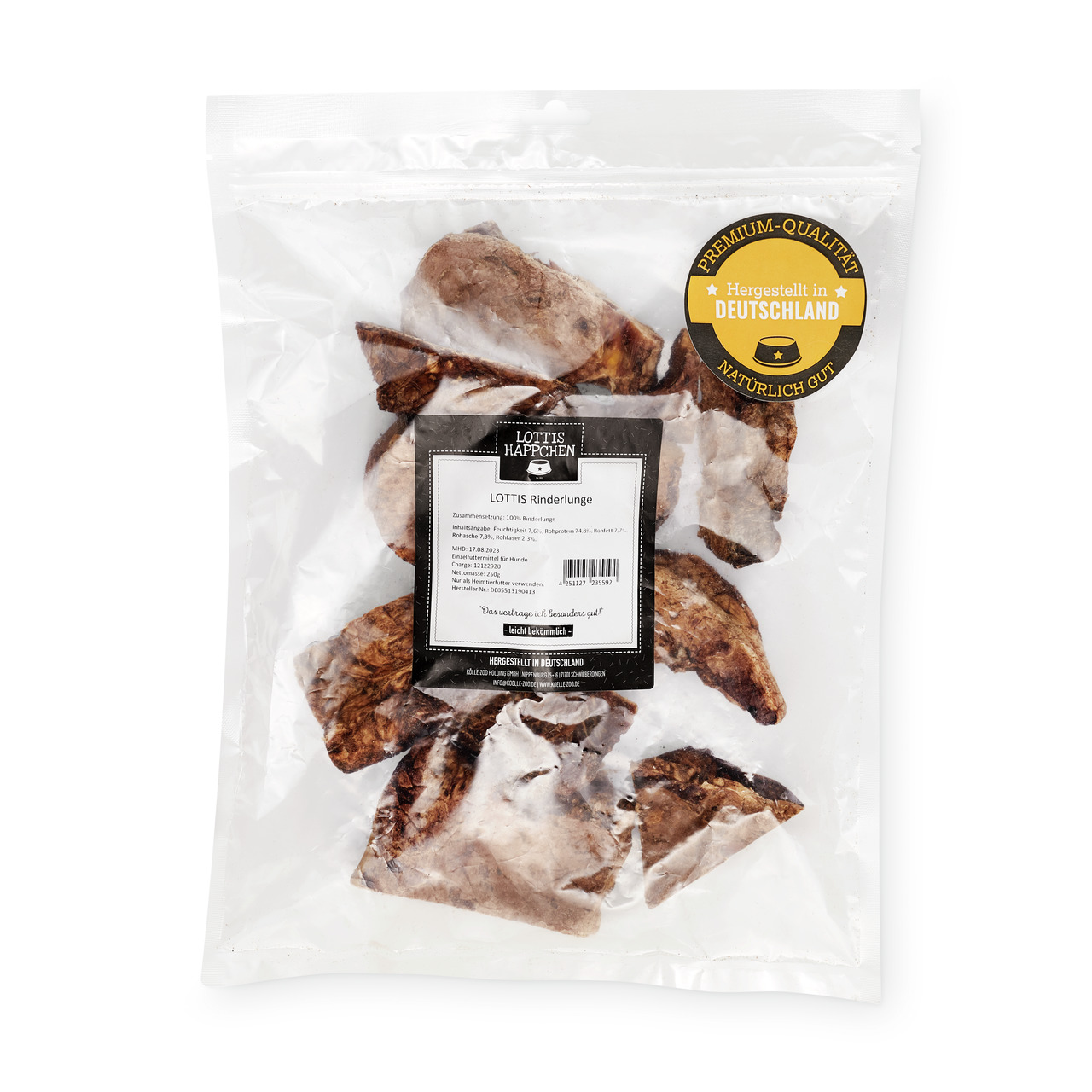 LOTTIS HÄPPCHEN Rinderlungenwürfel 200 g