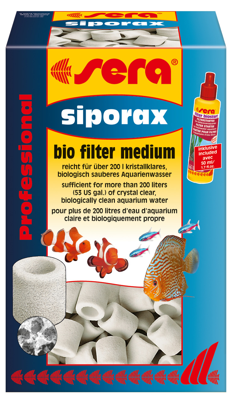 Sera Professional Siporax Bio Filter Medium Aquarium Filtermedium 1 l