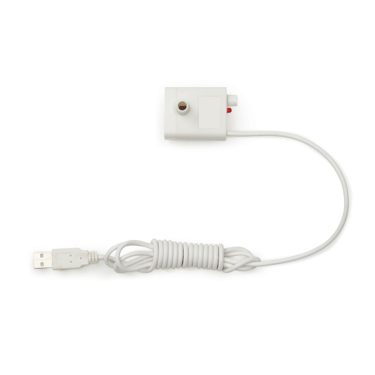 Catit Ersatzpumpe, Katzen, weiß, kompakt, USB-Anschluss, langes Kabel, für frisches Wasser im Trinkbrunnen.