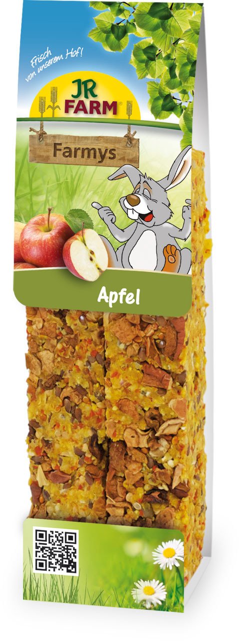 Sparpaket 2 x 160 g JR Farm Farmys Apfel Nager Snack