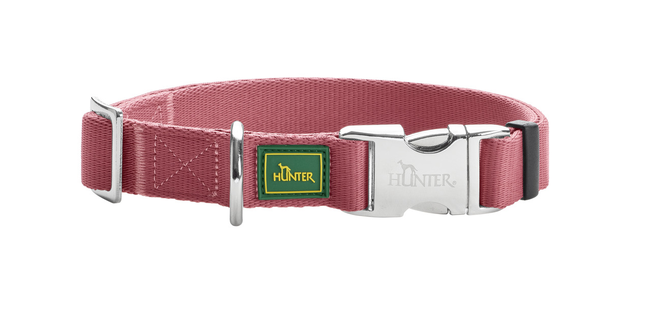 HUNTER Halsband Inari Extra Large 45 - 65 Centimeter pastellrot Hundehalsband