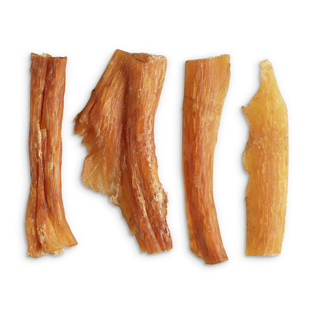 Lottis Häppchen Rinderkopfhaut, natürl. Snack für mittelgr.-große Hunde, fördert Zahnpflege, goldbraun, 4 Stück.