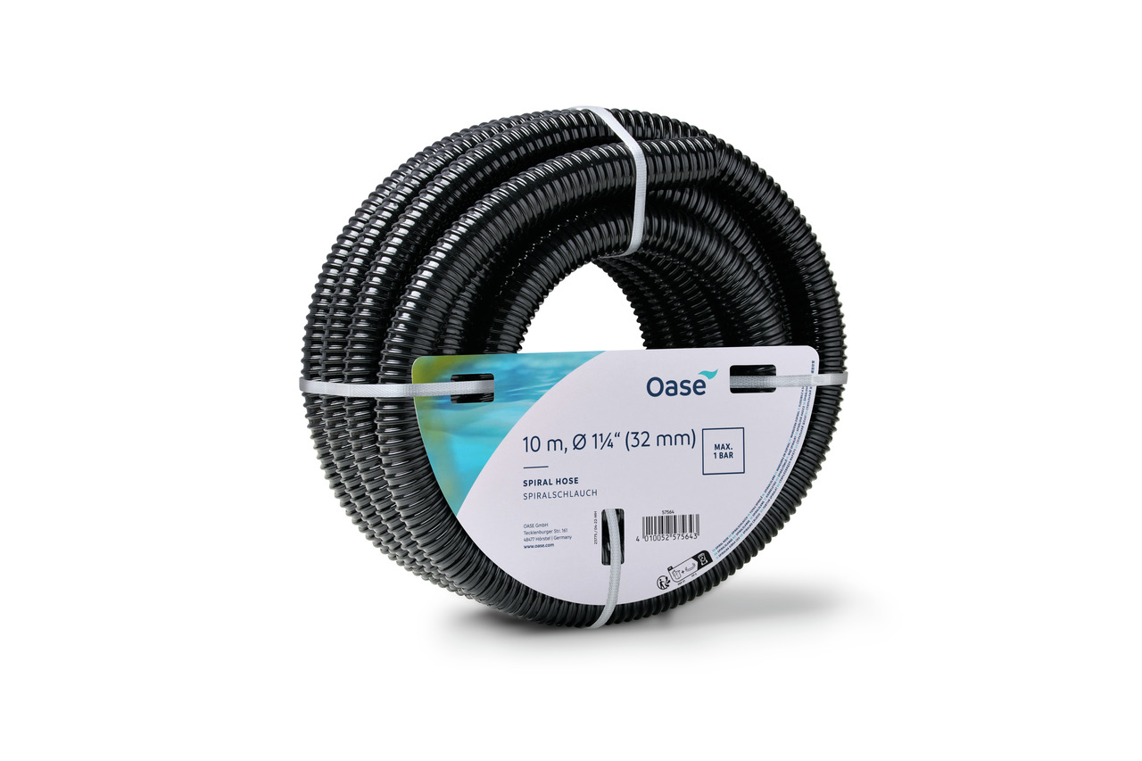 Oase Spiralschlauch 1 1/4" 10 Meter schwarz