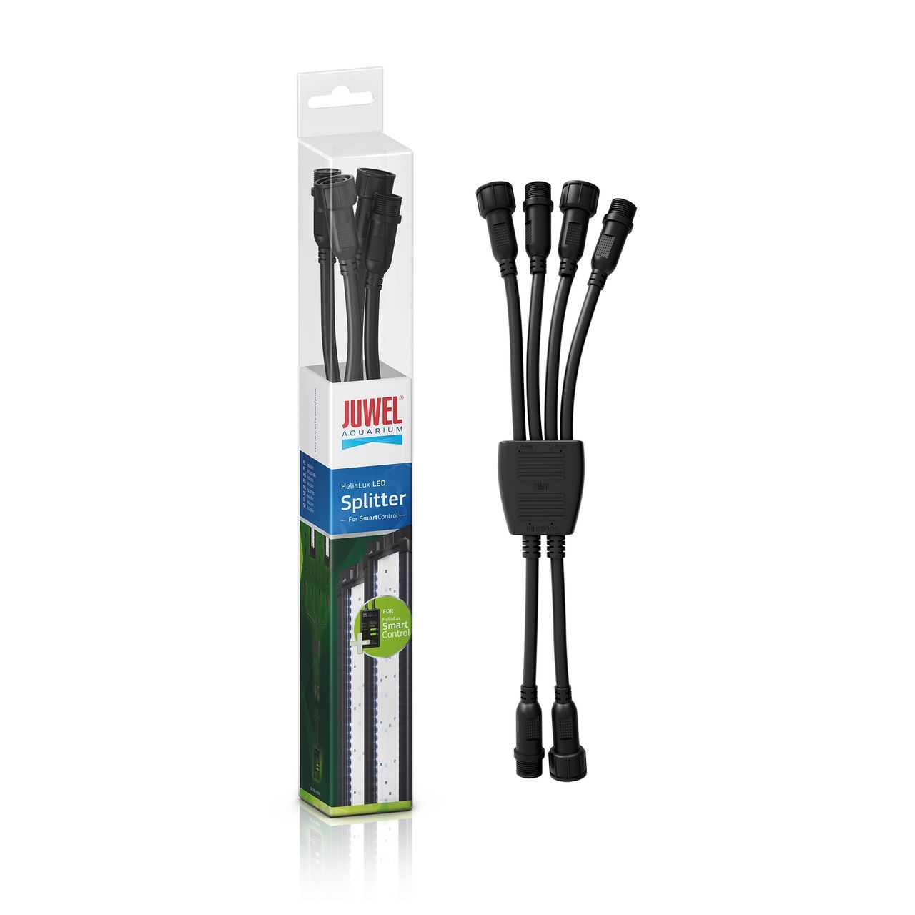 JUWEL HeliaLux LED Splitter, Zubehör f. Aquarienbeleuchtung, steuert 2 HeliaLux LEDs via SmartControl, ideal f. Aquarienbesitzer.