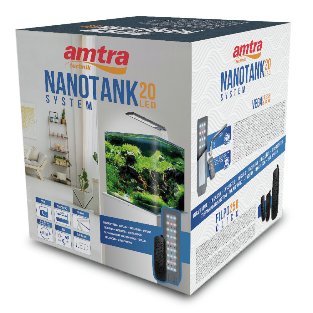 Amtra Fischfutter, 250 g, für Aquarienfische, ausgewogene Ernährung, hochwertige Qualität, in praktischer Dose.