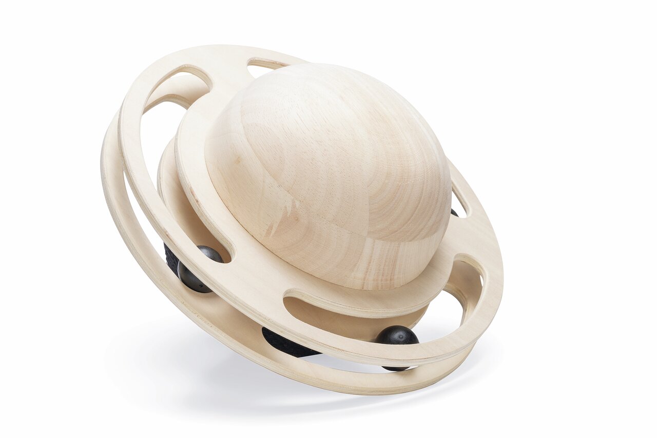 DBL Holz Spielball Baya schwarz 30x30cm Bild 2