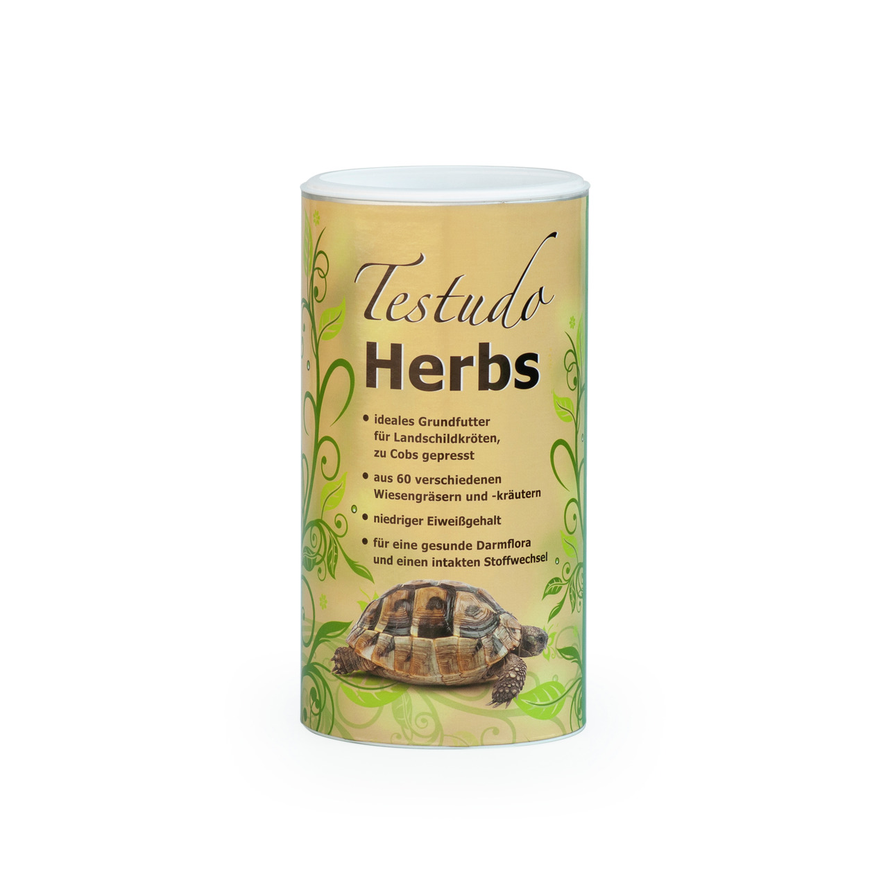 Agrobs Testudo Herbs: Grundfutter für Landschildkröten, 60 Wiesengräser/-kräuter, niedriger Eiweißgehalt, gesunde Darmflora, Stoffwechsel.