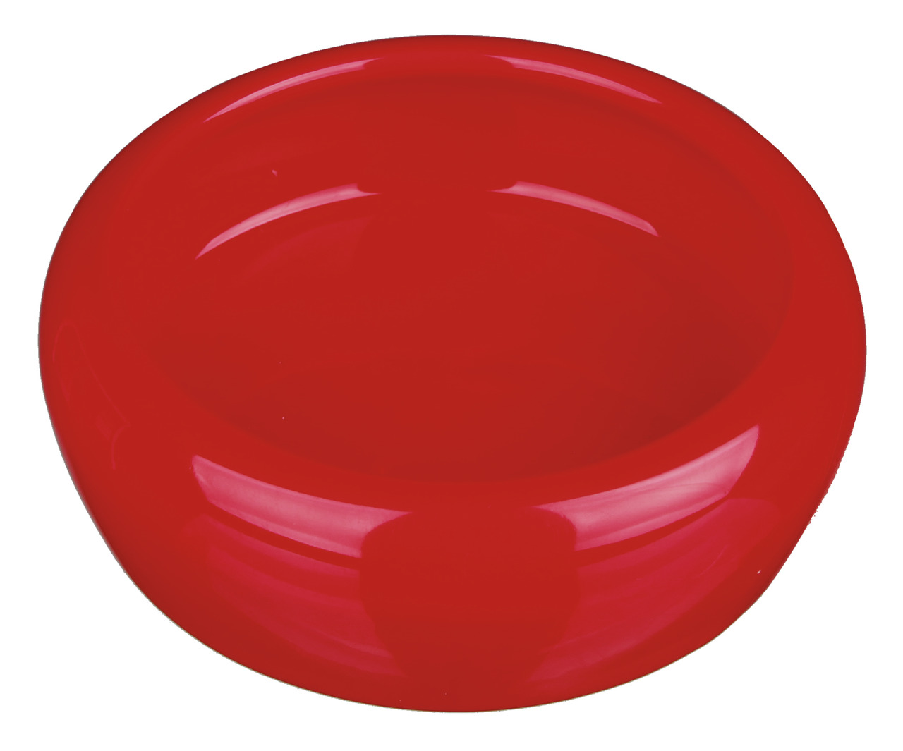 TRIXIE Futterschale für Hunde & Katzen, Keramik, rot, robust, leicht zu reinigen, für Trocken-/Nassfutter & Wasser, modernes Design.