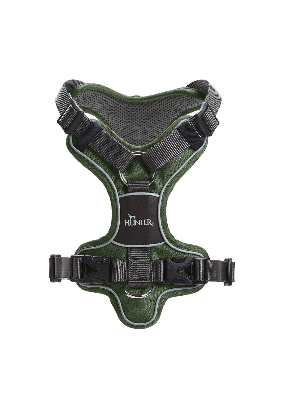 HUNTER Geschirr Divo L-XL grün/grau