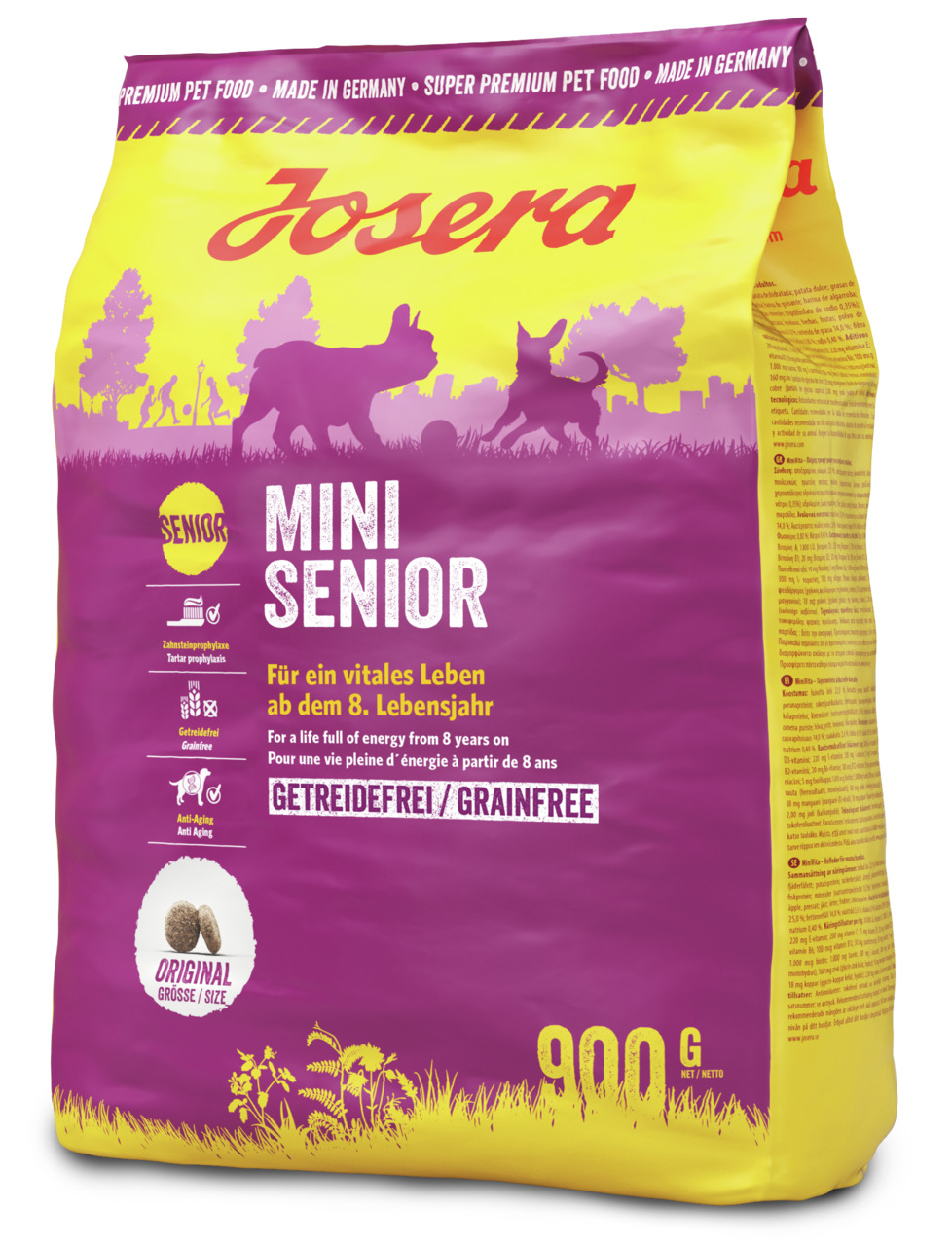 Sparpaket  Josera Mini Senior 5 x 900 g Hunde Trockenfutter